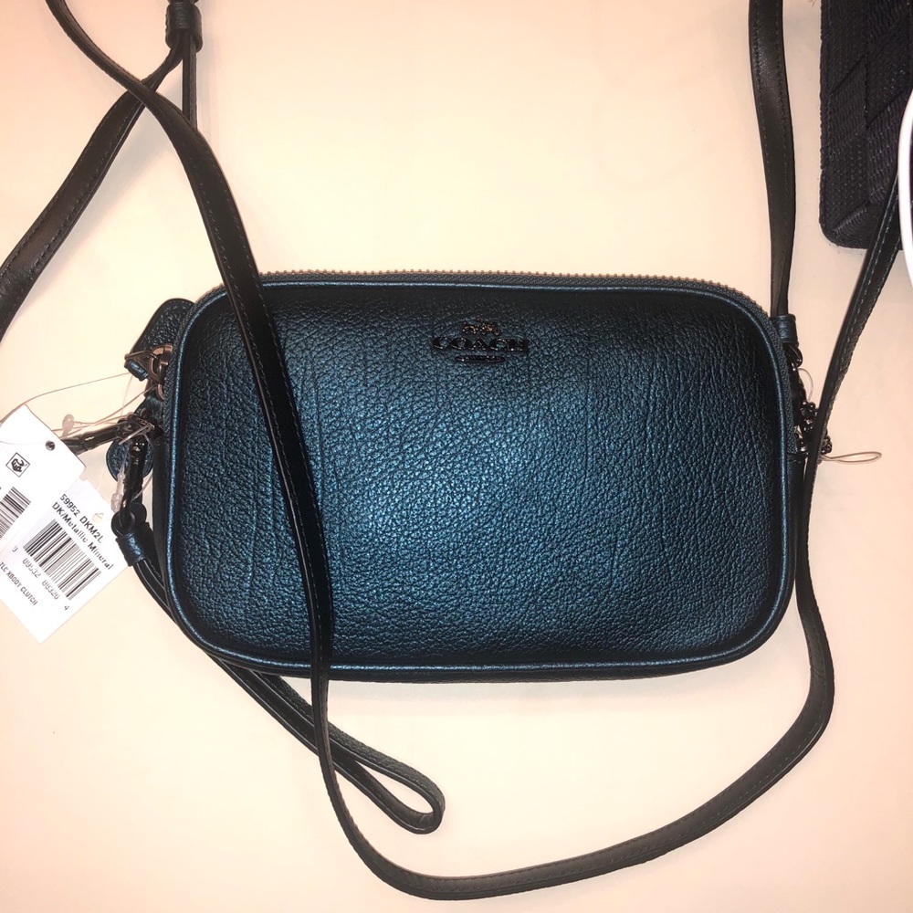 Coach metallic crossbody - Picture 1 of 6